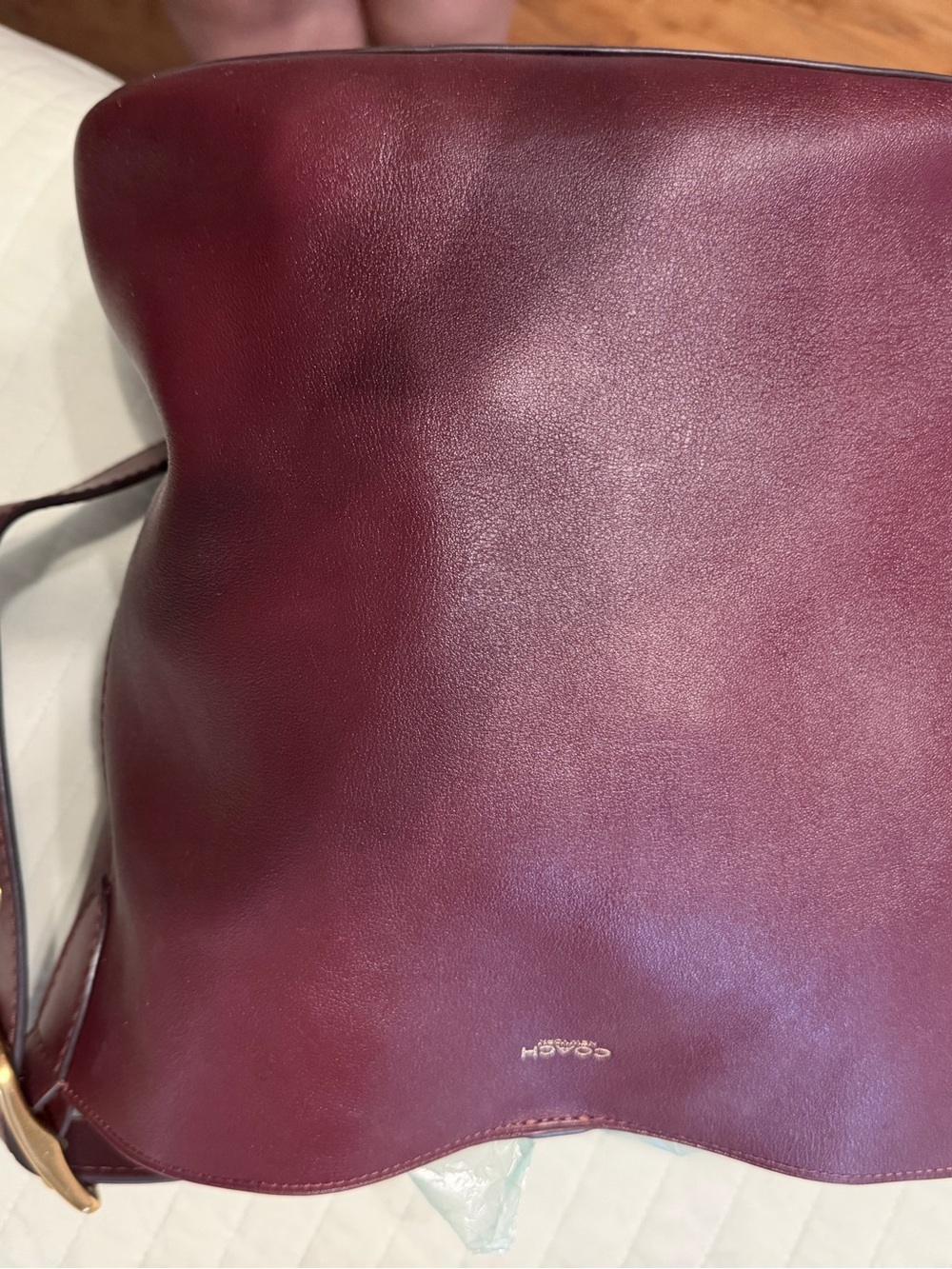 Coach Bleecker Bucket Bag - Merlot - Picture 7 of 9